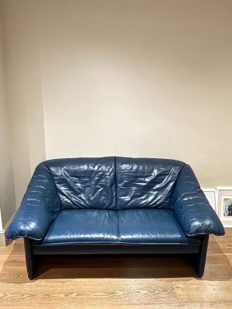 Modern leather sofa
