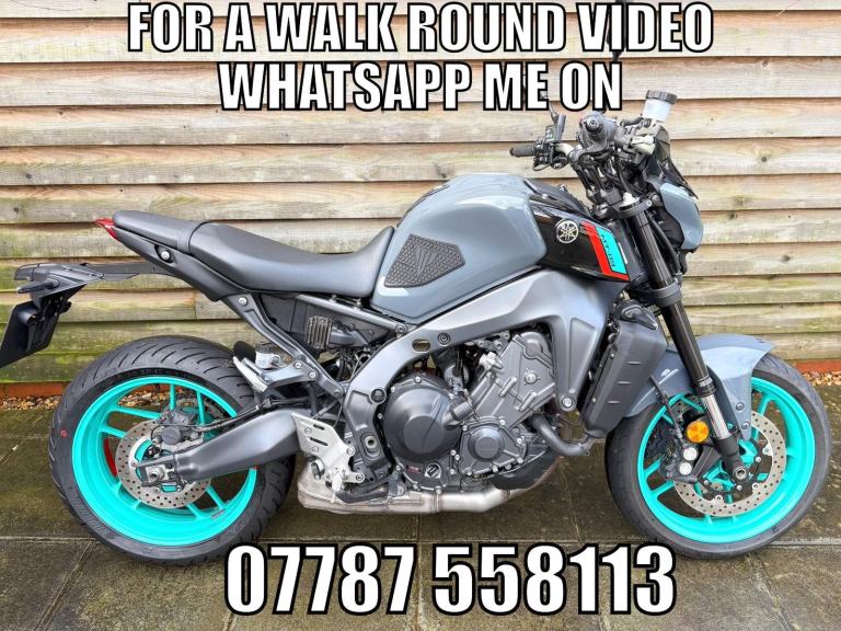 2023 / 23 Yamaha MT09 ABS £7000 Grey 7607 miles.