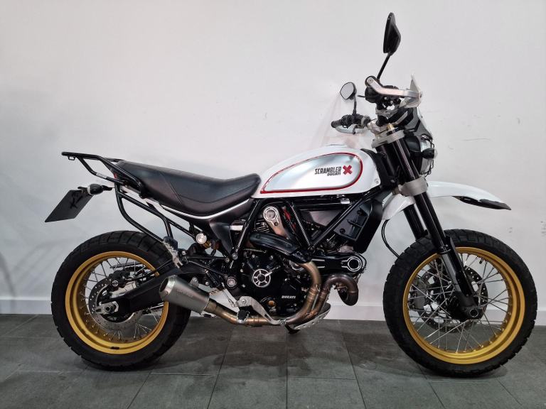 2017 Ducati Scrambler 800 Desert Sled, Full Leovince Exhaust, Heated Grips