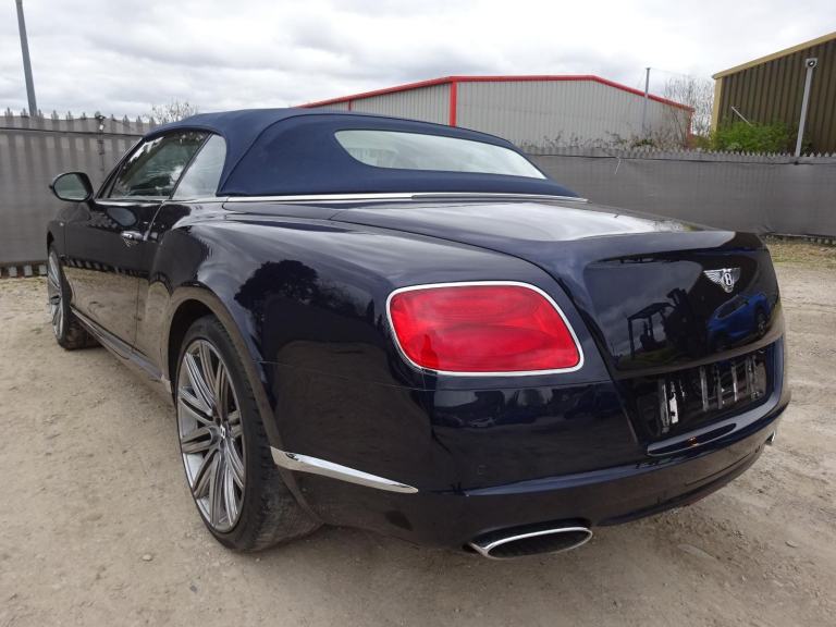 2013 63 REG BENTLEY CONTINENTAL GT SPEED AUTO CONVERTIBLE DAMAGED SALVAGE