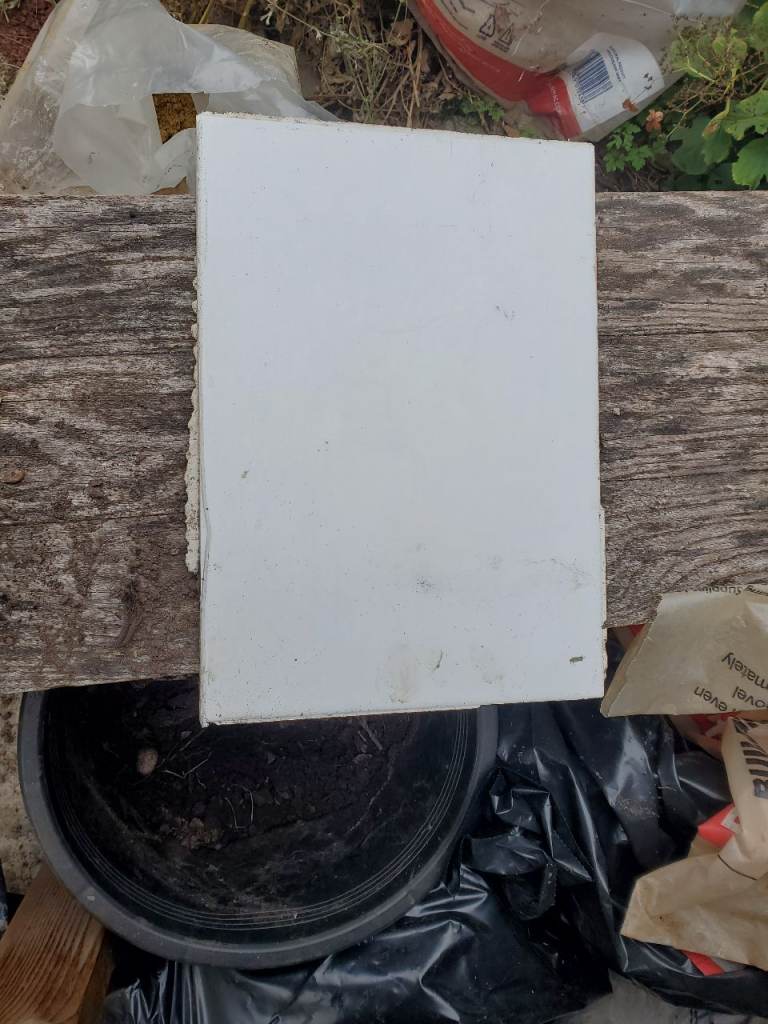 White tiles     250x 350  - about 40 , most have grout but they will clean up!