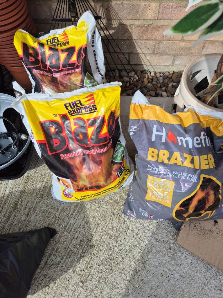 New 3 bags of coal 