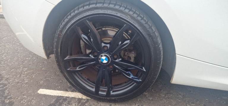 Bmw alloy wheels swap 