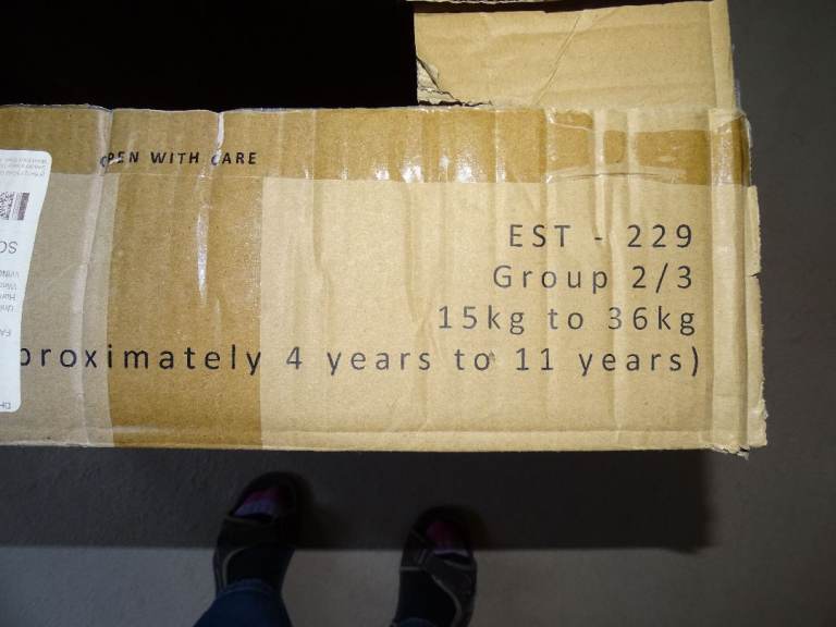 COZY N SAFE Group 2 AND 3 AUGUSTA CAR SEAT