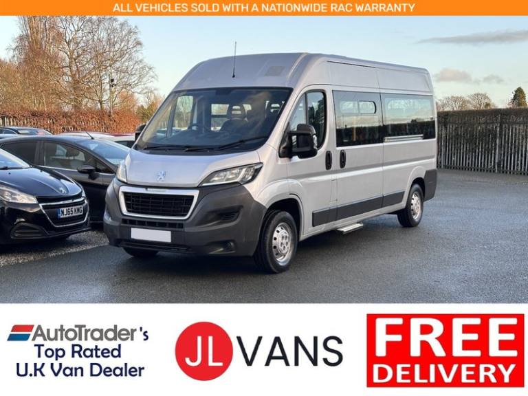 2017 Peugeot Boxer BlueHDi 335 L3 H2 Mini Bus 17 Seats Euro 6 130ps 2017 Minibus Diesel Manual