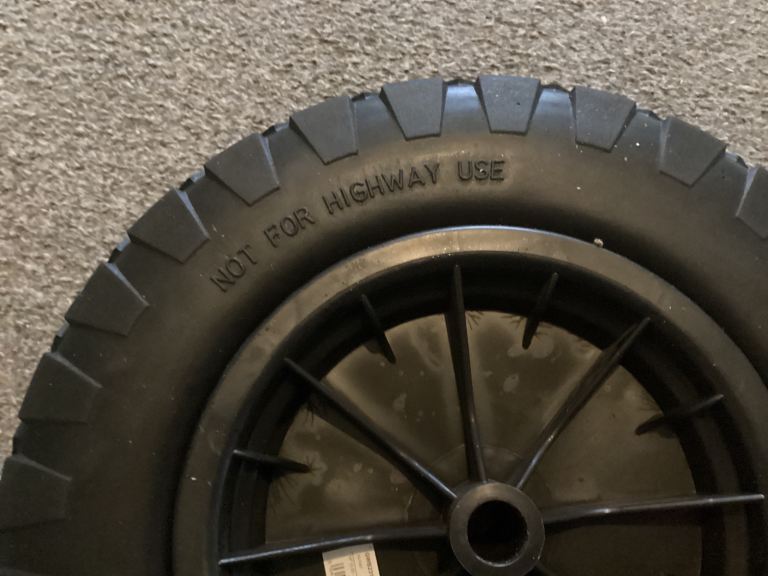 As above wheelbarrow wheels 4 left reduced 5 pounds each | in East End ...