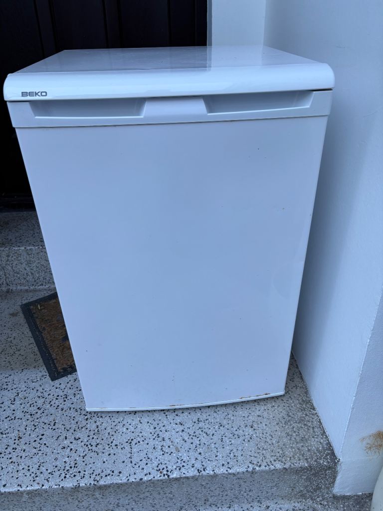 Beko Freestanding Freezer - White, Good Condition