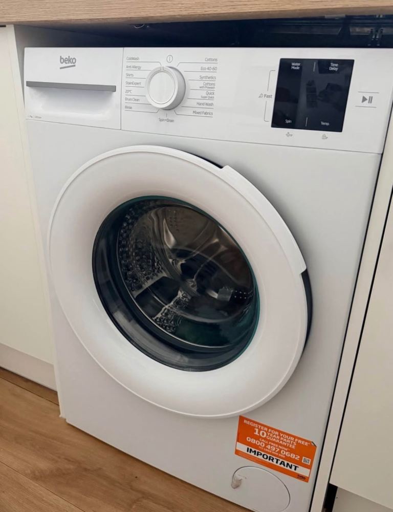 Beko BM1WT3721W Washing Machine – 7kg, White, As Good As New