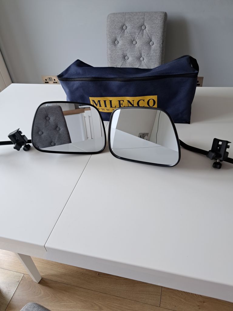 Milenco caravan towing mirrors
