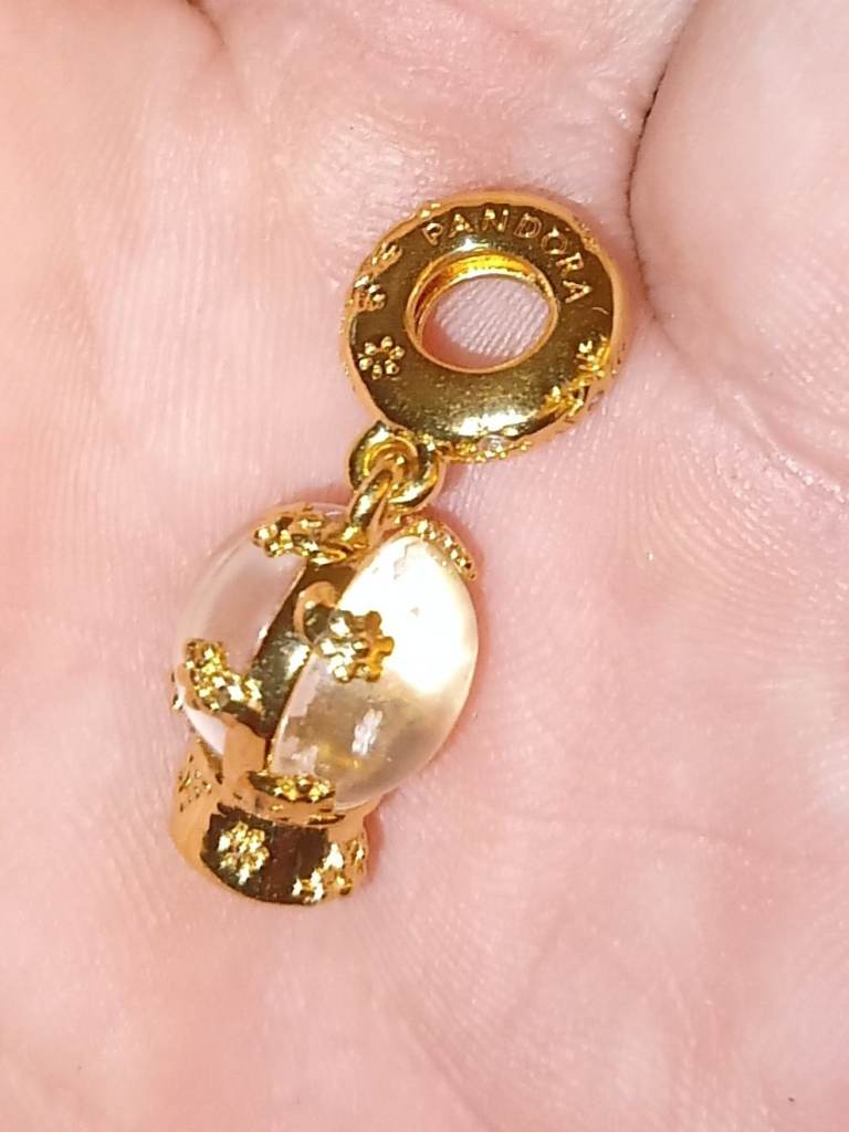 Shiny Pandora Gold Charm– Brand New