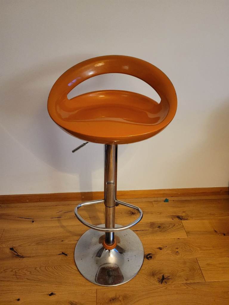 Vintage Retro Orange Stool