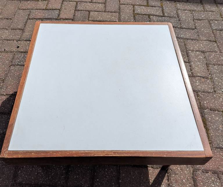 Cute low height square table (vintage c1970s)