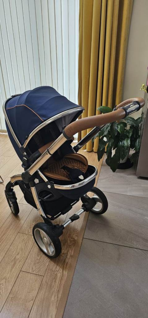 Egg Mirror Frame 2in1 Pram System- Regal Navy Pushchair Stroller