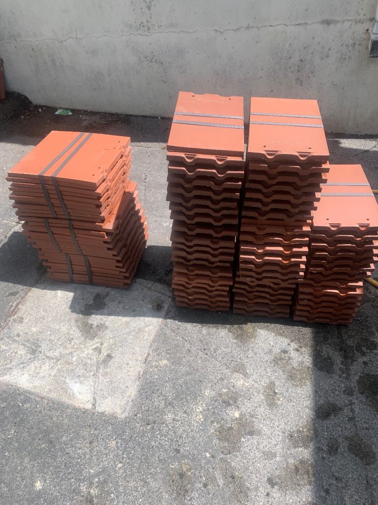Redland Rosemary clay classic plain roof tiles 
