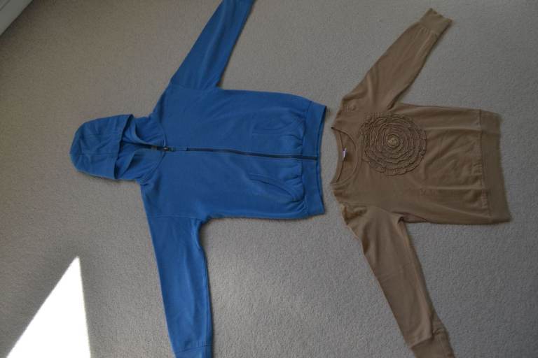 Girls Next Sweatshirt / Hooded Top x 2 - Age 11 years