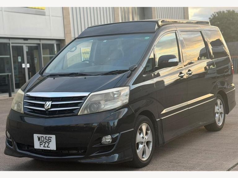 TOYOTA ALPHARD 3.0 V6 AUTOMATIC CAMPER VAN 3 BERTH POP ROOF - 2007