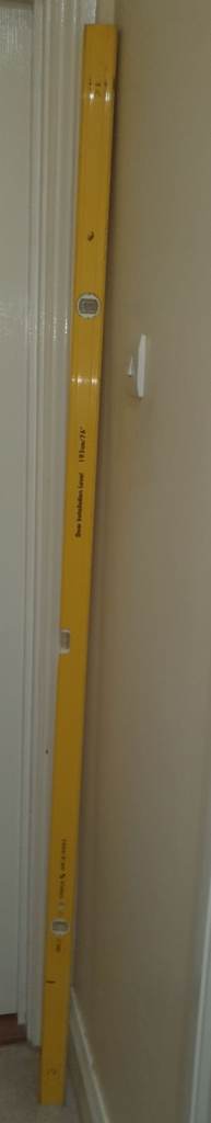 Stabila Door Installation 3 vial Spirit Level and Carry Case Bag 193cm 76 inch