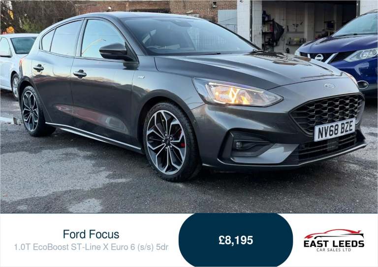 2018 Ford Focus 1.0T EcoBoost ST-Line X Euro 6 (s/s) 5dr Hatchback Petrol Manual