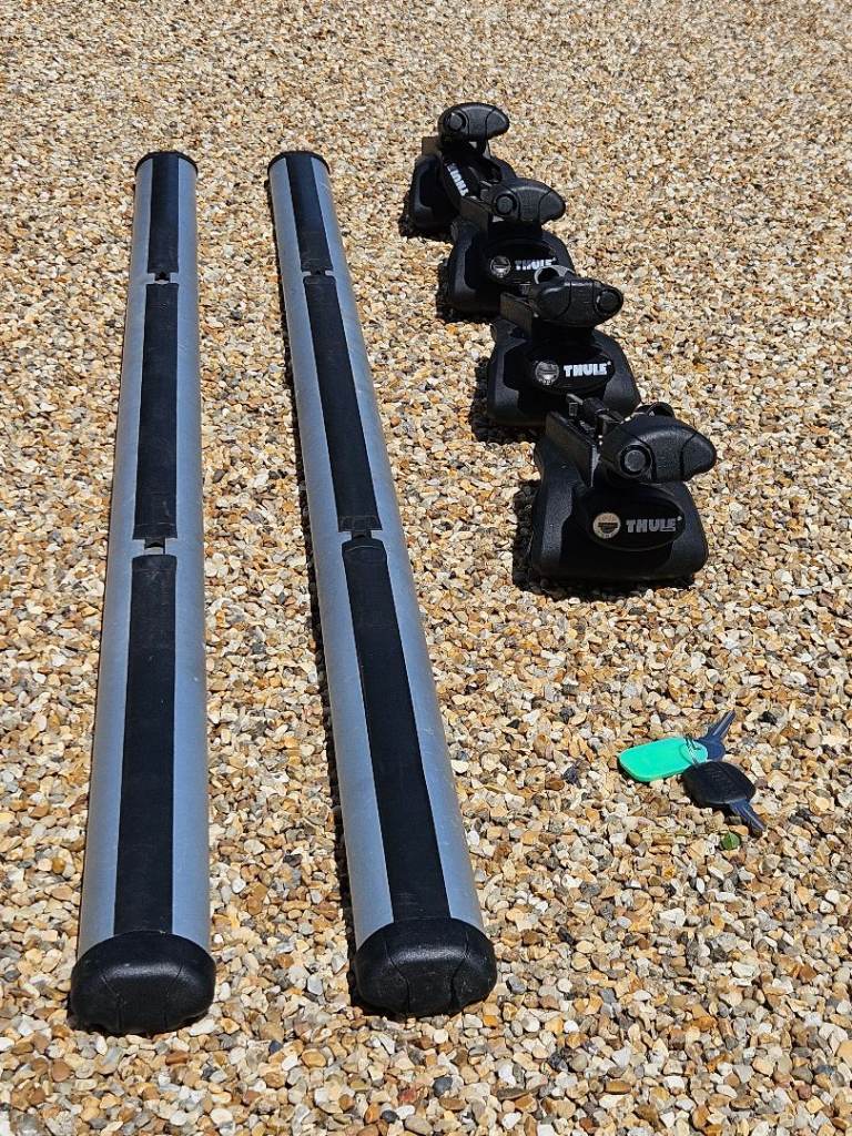 Car roof rails and brackets