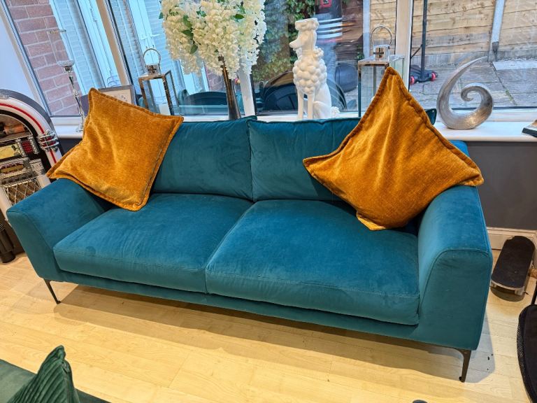 Green sofa