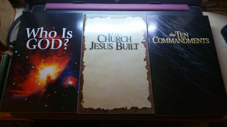 6 brand new books Who is God? etc