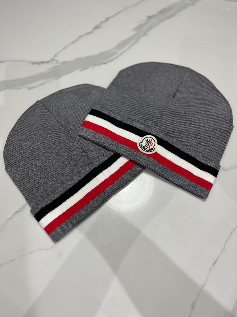 Grey Moncler Beanies