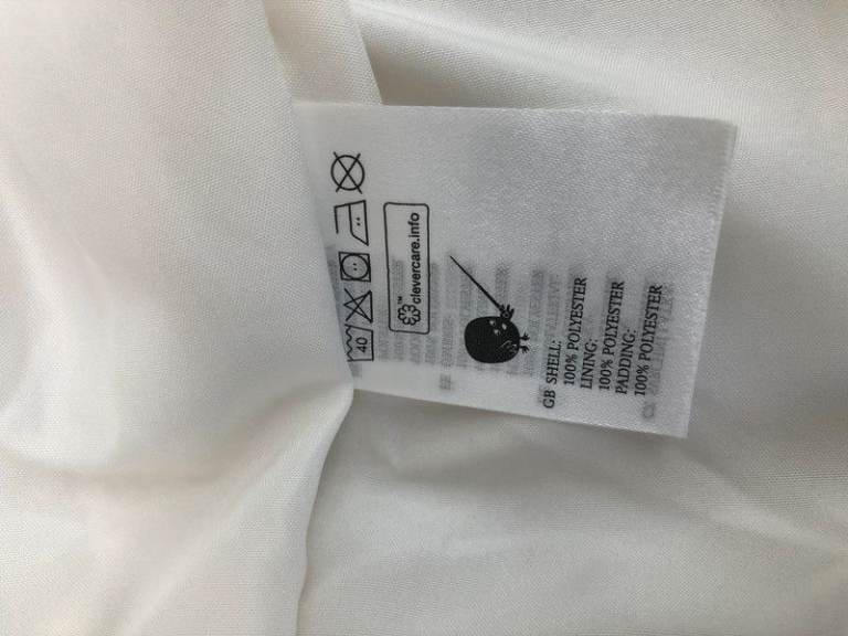 Monki ivory puffer vest XXS UK 4/6 VGC