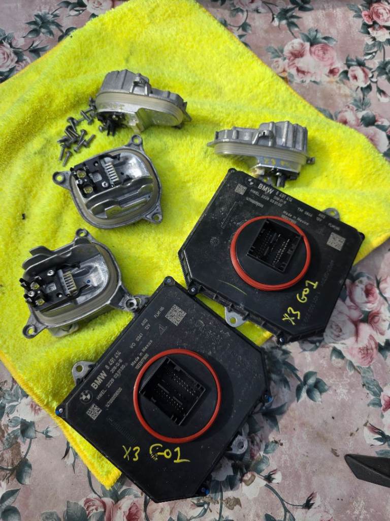 Bmw OEM Headlight Control Modules  G01 X3 G02 X4 SET Breaking Parts 