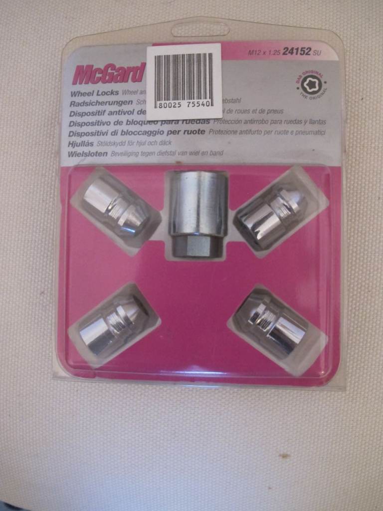 McGard 24152SU 12x1.25 Lock Nuts for Subaru Levorg 15-20 o