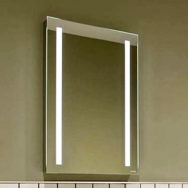 Modern Bathroom Mirror with Integrated LED Lights