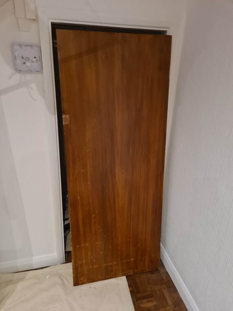 1 Wooden internal door. Nominally 60" x 30"