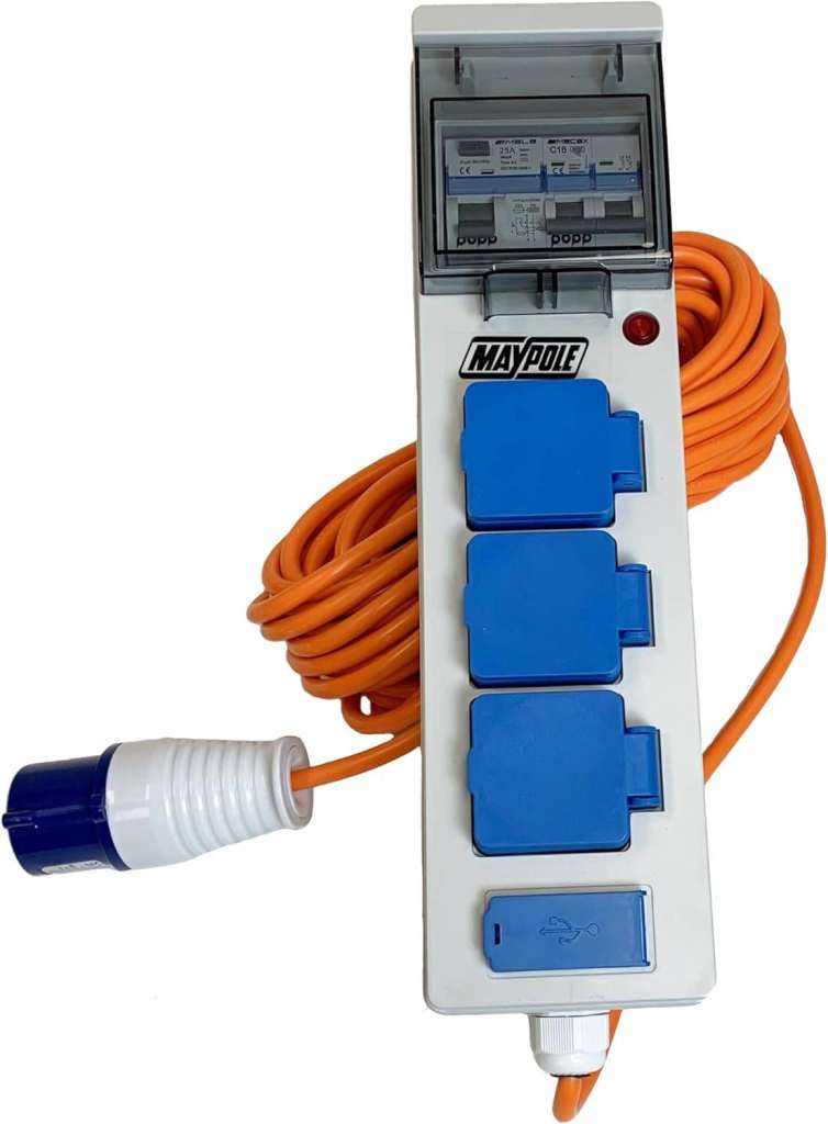 MAYPOLE Power Unit - New, Unused Caravan Site Electric Hook-Up