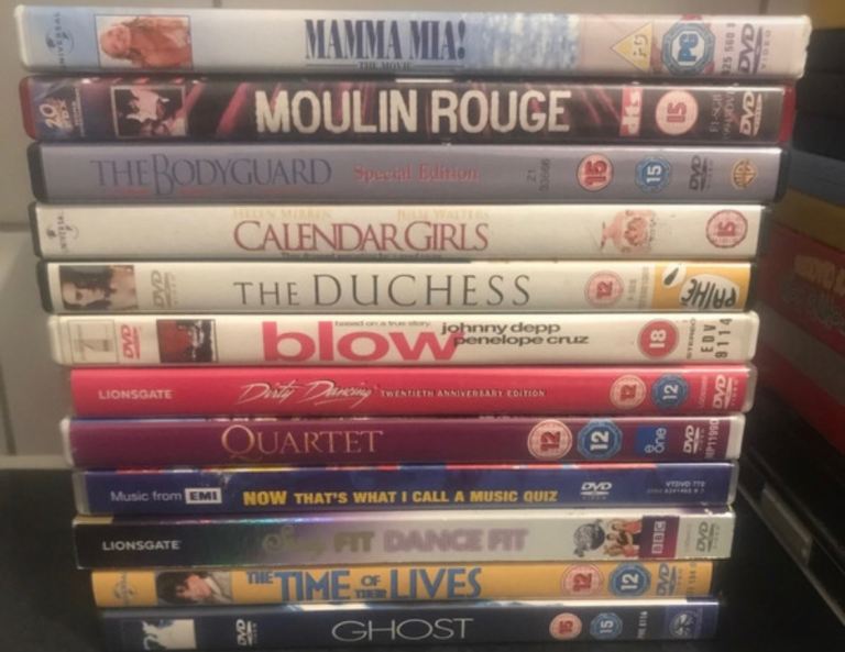 Job Lot of 12 DVD Films – Good Condition