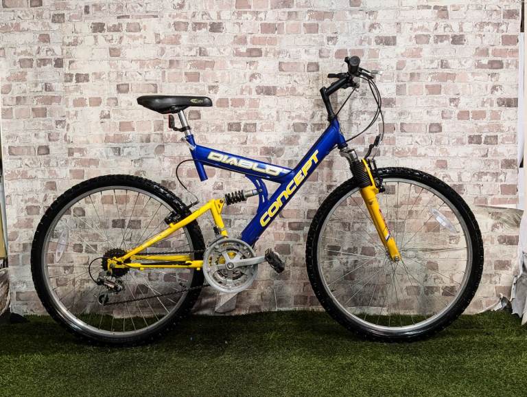 Concept Diablo Fully Suspension Mountain Bike Bicycle 