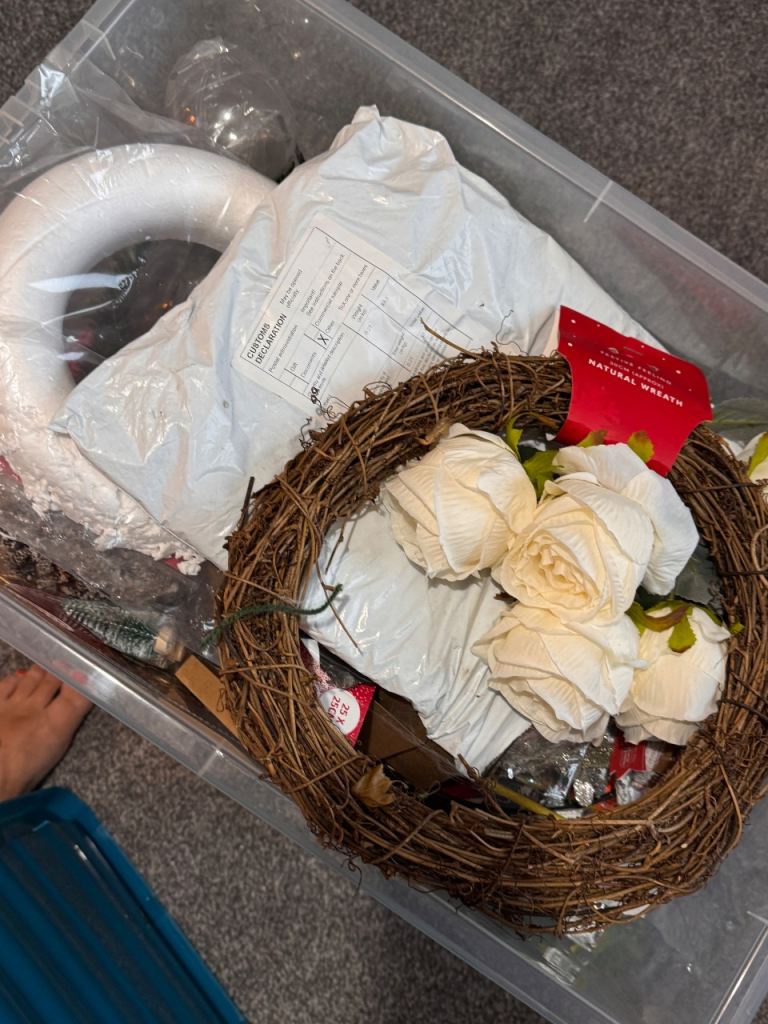 Loads of craft stuff, wreath making etc all new. 