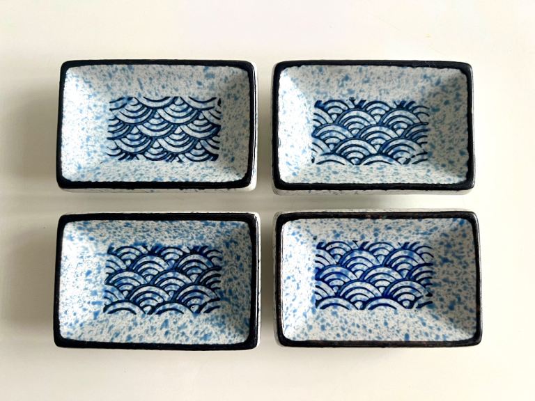 Japanese Soy Dish Set of 4