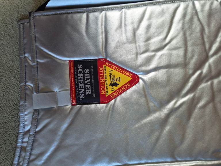 Silver Screen for van cab