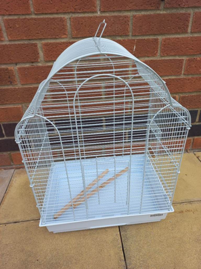 White small bird cage