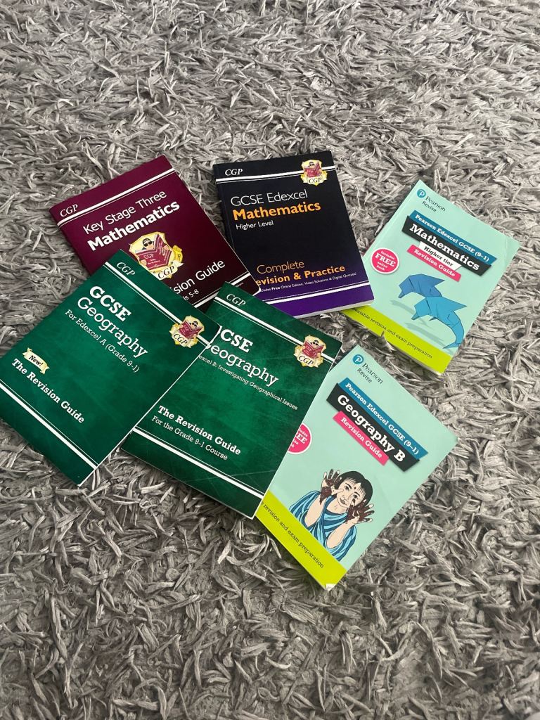 GCSE Revision Books - Mint Condition - Will go for cheap to students 
