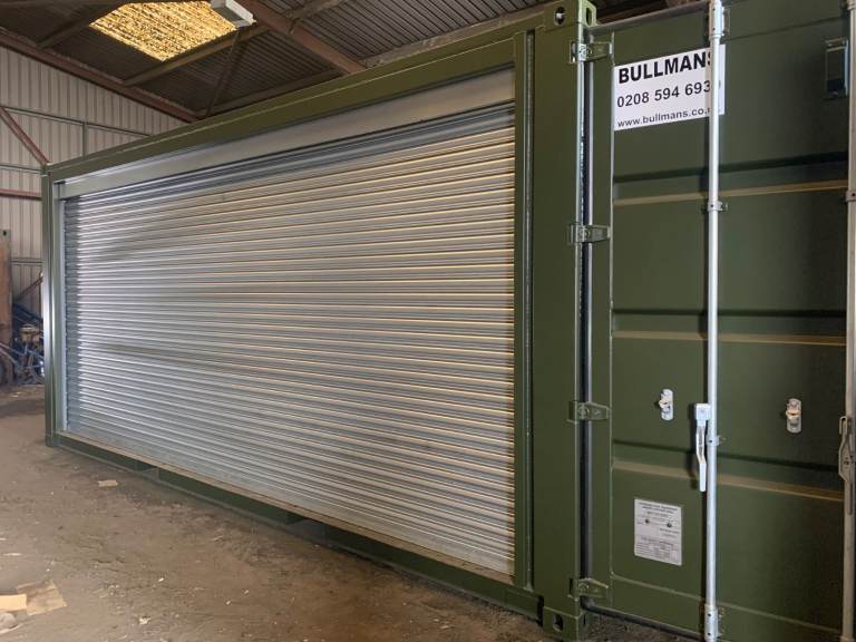 20ft Shipping Container with Full Side Access Roller Shutter – Built to Order