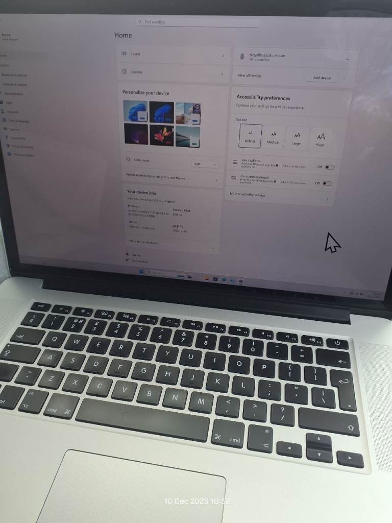 Apple MacBook Pro 15 inch retina (Ventura OSX and Windows 11 installed)