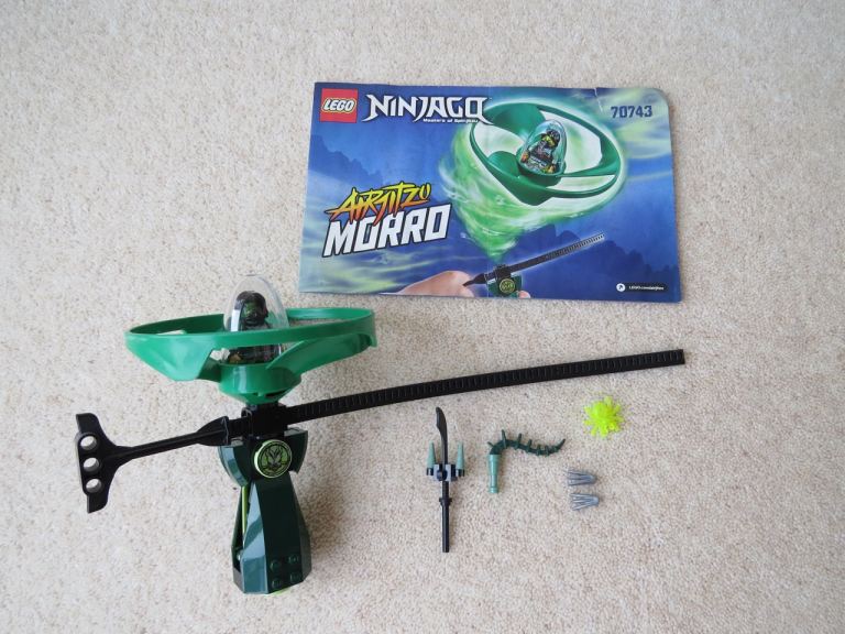 LEGO 70743 NINJAGO AIRJITZU MORRO FLYER + MANUAL