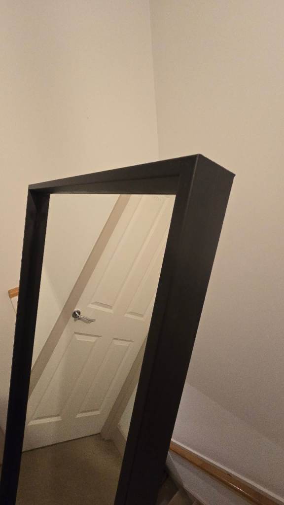 Large black Ikea mirror