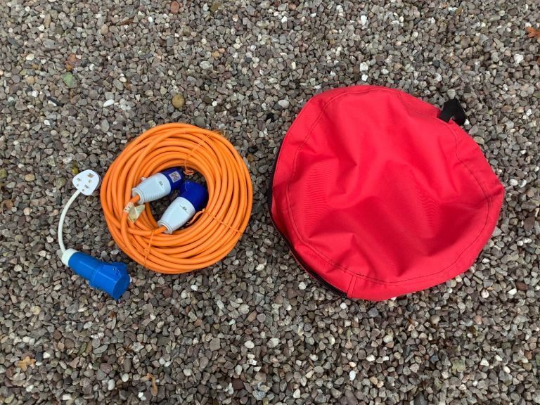 25m caravan mains cable
