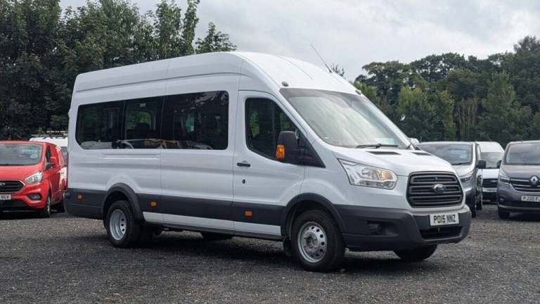 2015 Ford Transit Minibus 17 Seat Tdci 460 TDCI 125 PS XLWB High Roof With Air Conditioning Minib...