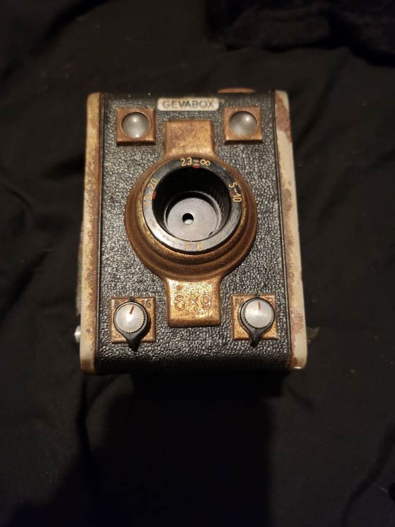 Rare Vintage 1950's Gevabox Camera German Collectible, Retro Photography
