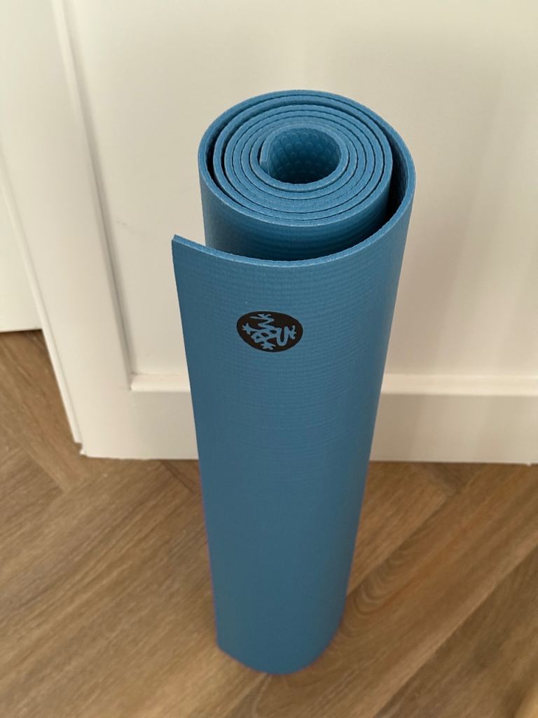 Manduka Yoga Mat – Blue, Good Condition