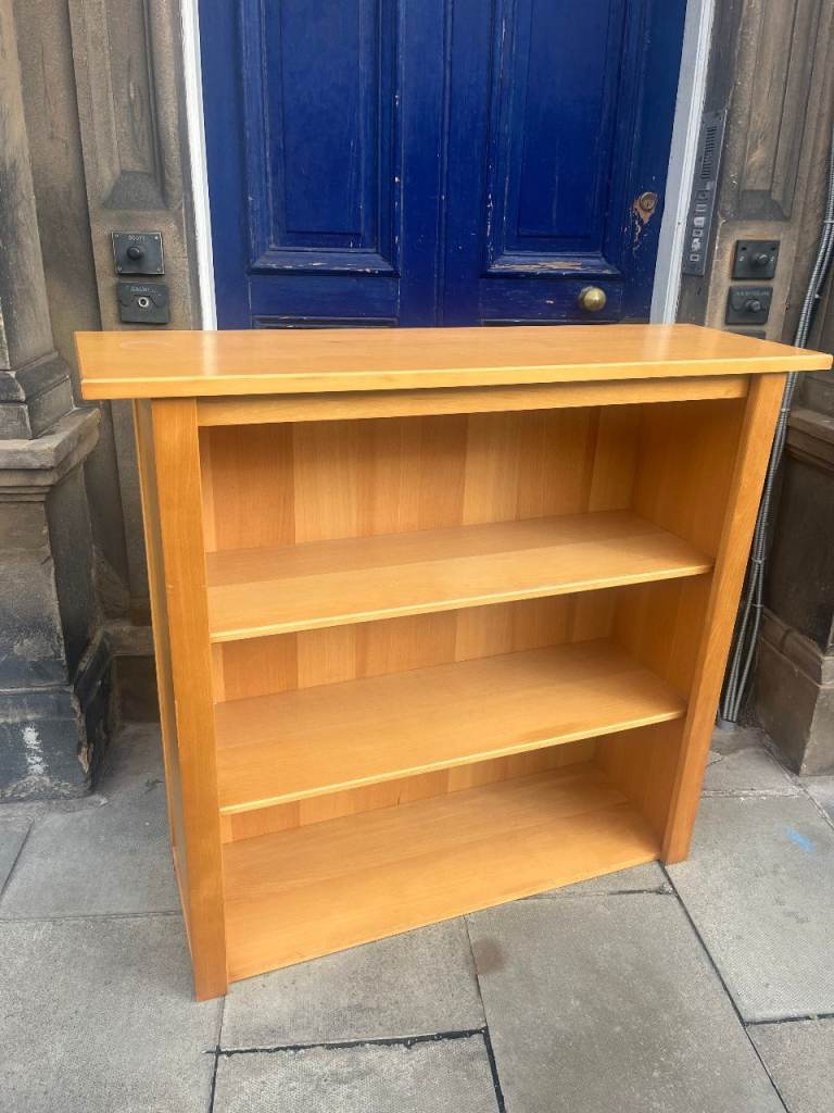 Modern Large Bookcase , great for storage . In good condition. Fixed Shelves .