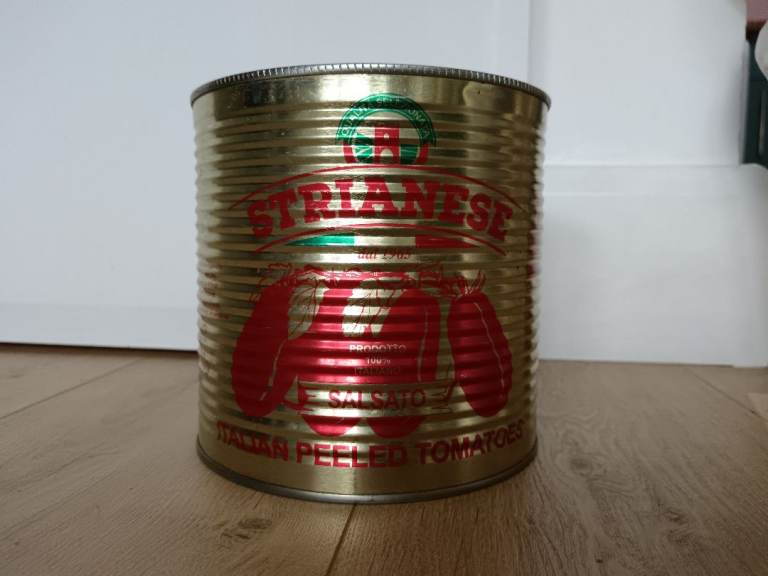 X12 Large Italian Peeled Tomatoes Tin Can