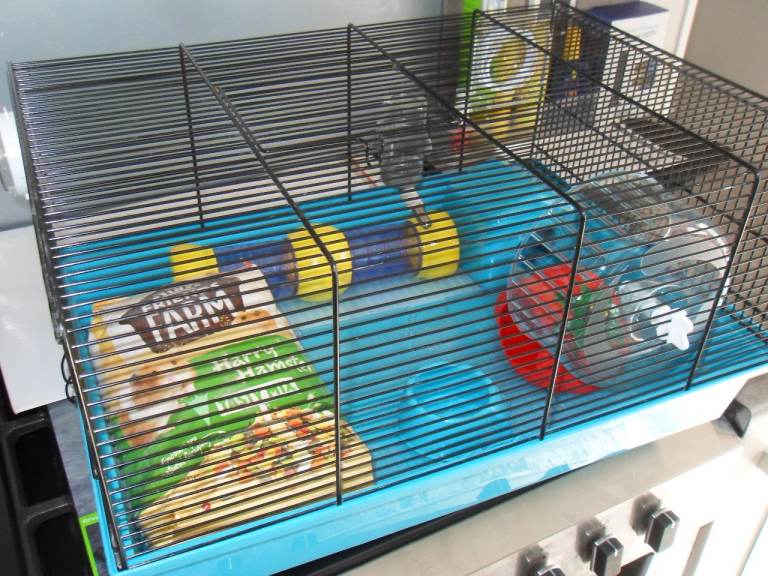 Savic Hamster Sky Hamster & Mouse Cage ( New never used and comes with New bag of food )